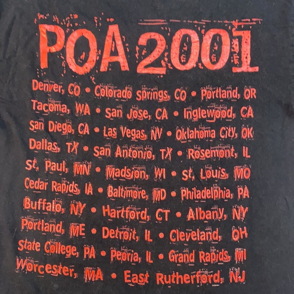 Slipknot 2001 System of a Down POA tour shirt - Picture 7 of 7
